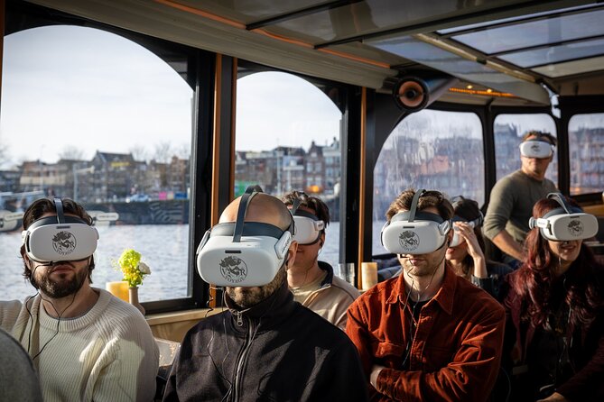 Amsterdam: Luxury Canal Cruise with Historic VR Experience - Starting at Leiden Square and settling into the boat