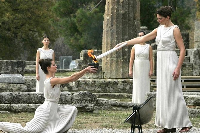 Ancient Olympia full day private tour from Athens - The Temple of Zeus shows the scale of classical Olympia