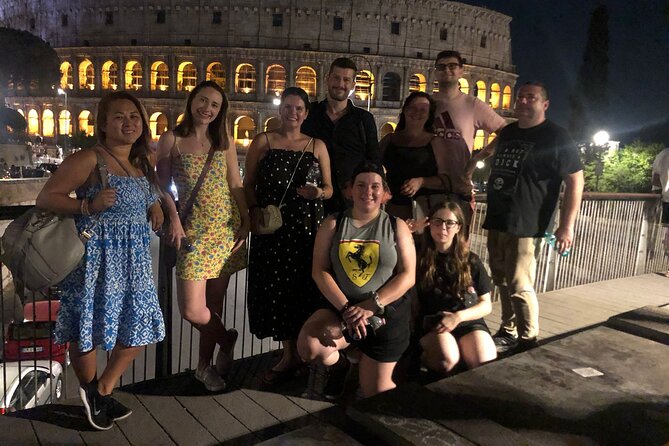 Ancient Rome at Twilight Walking Tour - Ending beneath the Colosseum lights