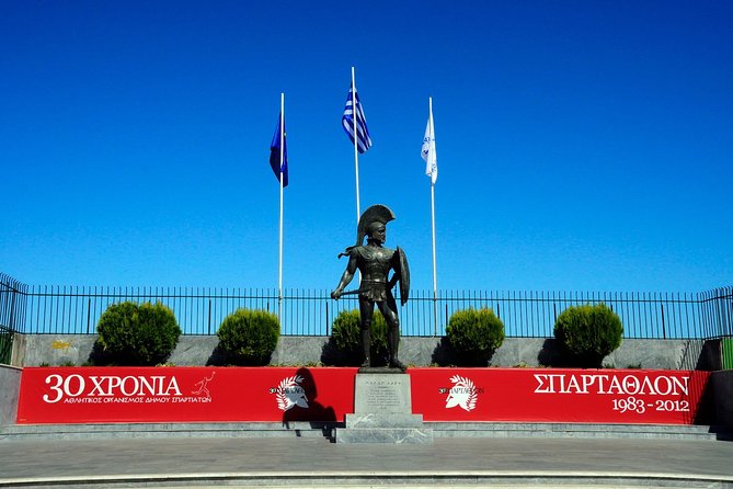 Ancient Sparta Ancient Corinth Private Tour from Athens/ Nafplio - Meet Leonidas at his monument