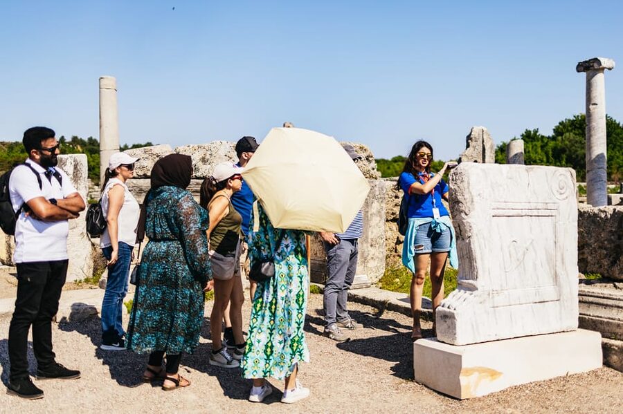 Antalya: Ancient Perge, Aspendos Theater & City of Side Tour - Side, ancient stones beside the sea