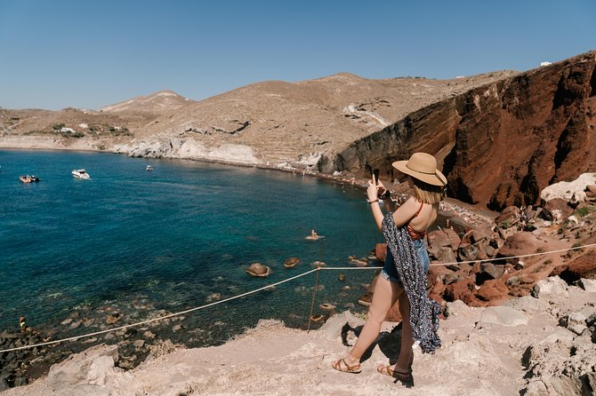 Archaeological Bus Tour To Akrotiri Excavations & Red Beach - Transport, pickup points, and timing