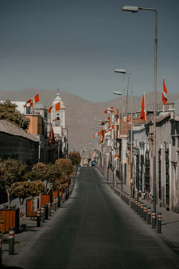 Arequipa: Walk through the Historic Center of the City - The final lookout and the volcano view