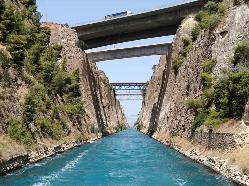 Athens: Ancient Corinth & Nafplion Guided Premium Tour - Leaving Athens for the Corinth Canal