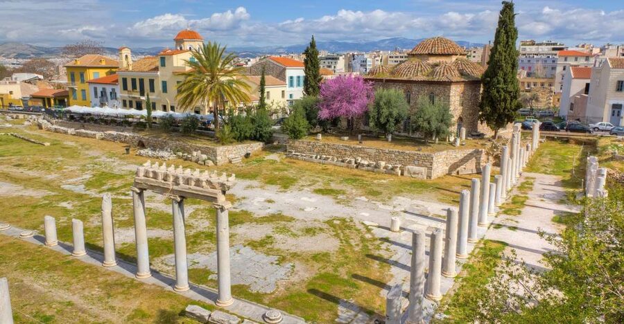 Athens: Roman Agora & Ancient Agora E-ticket & 2 Audio Tours - Moving on to the Ancient Agora from Thissio