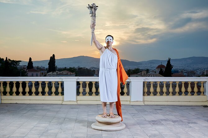 Athens Skip the Line: Open Air Ancient Greek Theatre Performance - The rooftop view is half the ticket