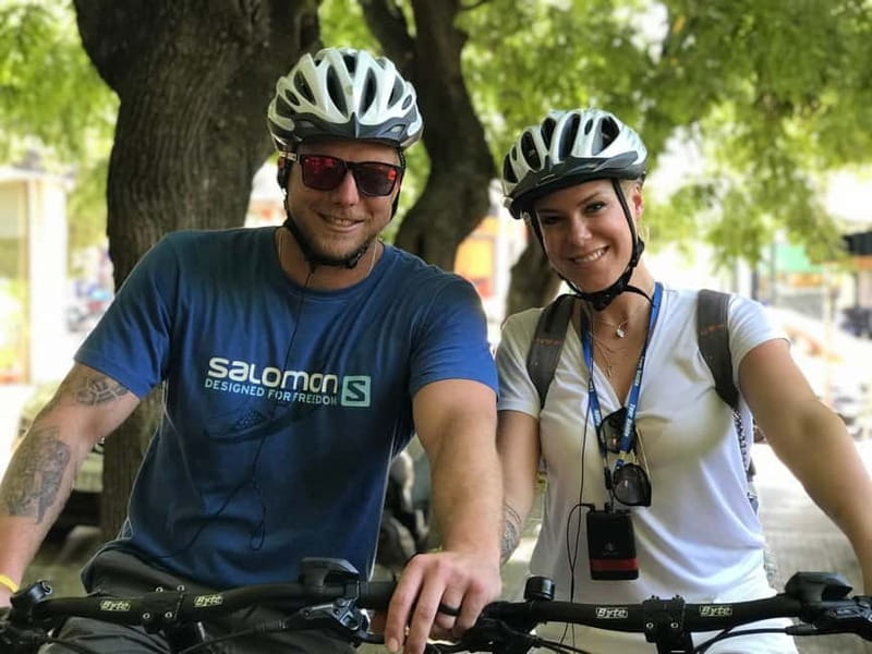 Athens: Small Group E-Bike Tour of Historic Highlights - Beneath the Acropolis on Dionysiou Areopagitou