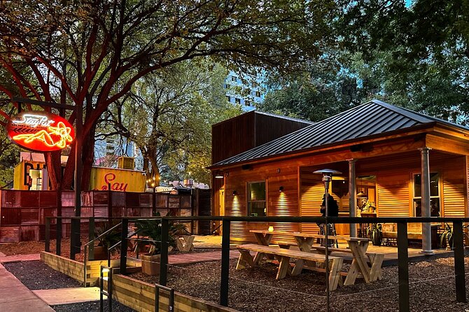 Austin's Afternoon Stroll - Two short stops with serious Austin stories