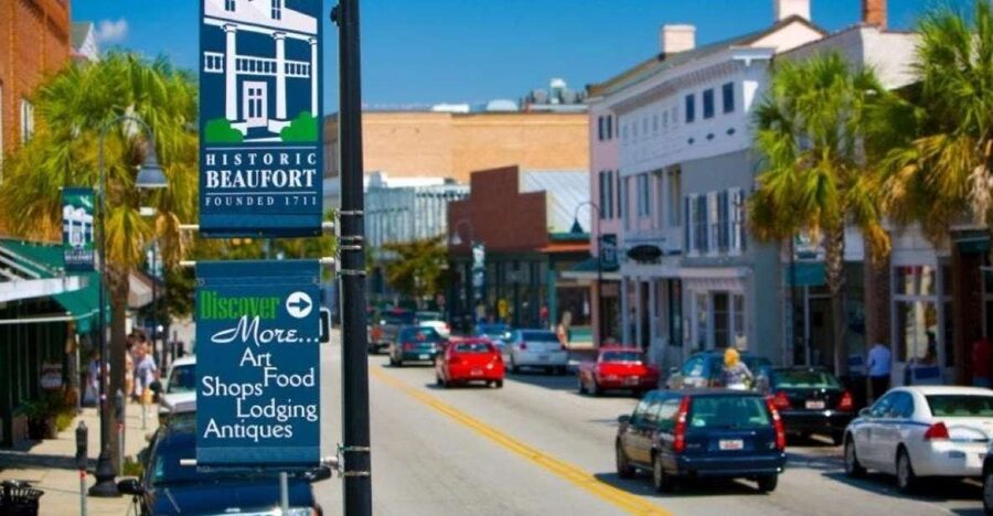 Beaufort: Local History and Film Sites Tour by golf cart - Film sites beyond the famous bridge