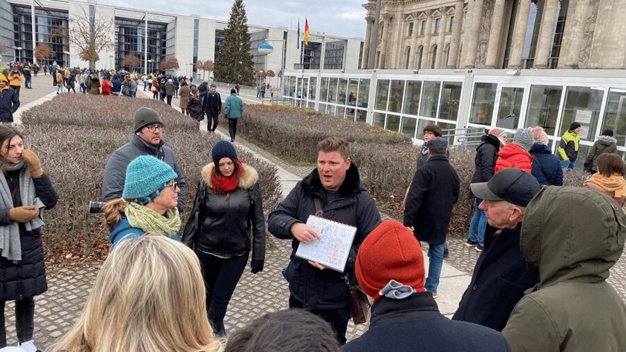 Berlin Battlefield Tour - Operation Berlin 1945 - Platz der Republik and the approach to the Reichstag