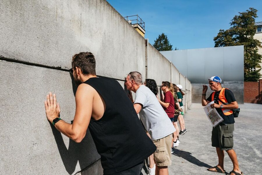 Berlin: Cold War & Berlin Wall History Guided Bike Tour - A remaining watchtower and escape stories