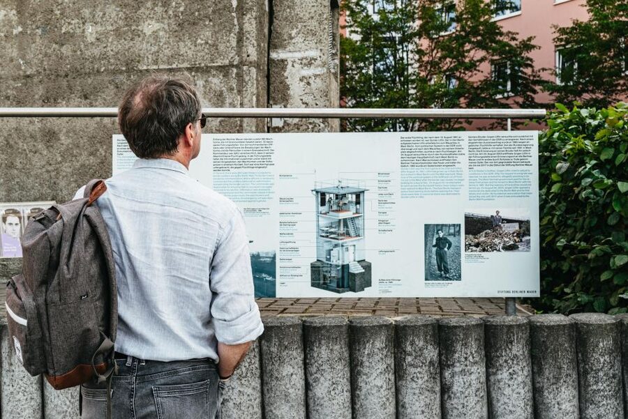 Berlin: Cold War & Berlin Wall History Guided Bike Tour - Checkpoint Charlie and the Cold War in public view
