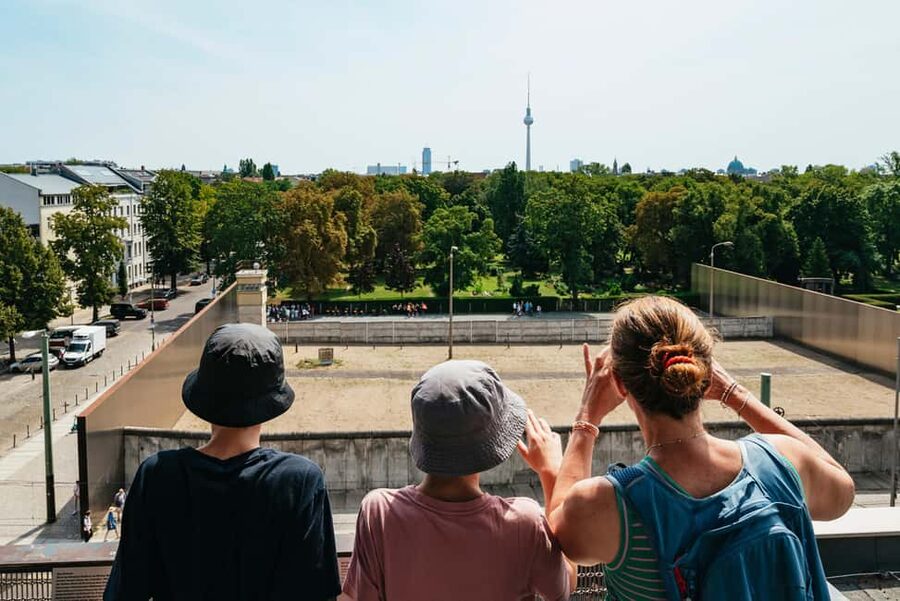 Berlin: Cold War Walking Tour on Berlin Wall Route - The former border strip from the lookout tower