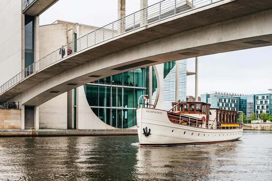 Berlin: Historic Boat Sightseeing City Center Tour - Starting beside the Reichstag