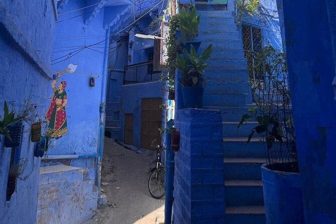 Blue City Heritage Private Walking Tour With Pickup and Drop-Off - Blue havelis, street art, and photo stops