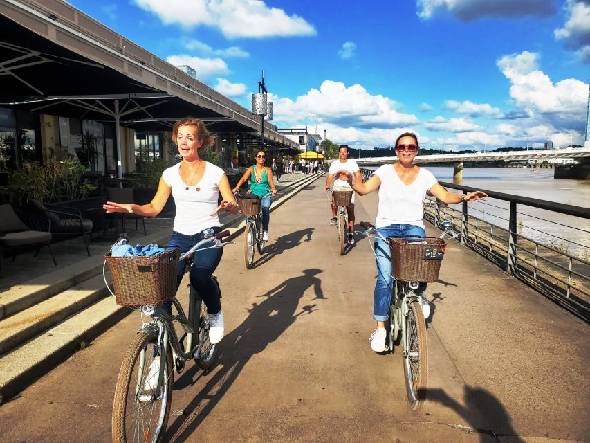 Bordeaux: Top Landmarks & Historic Bike Tour - Crossing the Jacques Chaban-Delmas Bridge