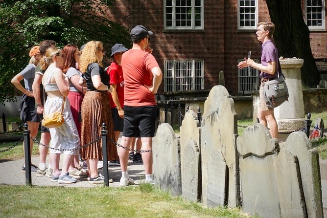 Boston: Freedom Trail History Small Group Walking Tour - Granary Burying Ground brings famous names down to earth