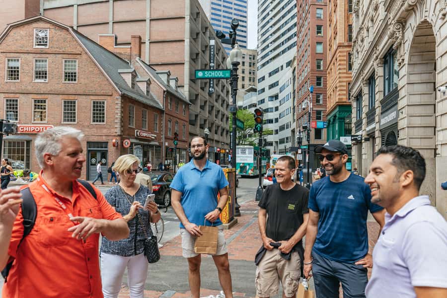 Boston History & Highlights Tour: From Revolution to Today - The Old State House and the Boston Massacre site