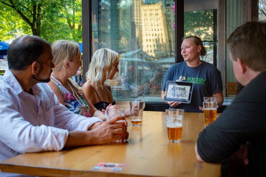 Boston: History Pub Crawl Tour Along the Freedom Trail - Four nearby bars, with short walks between them