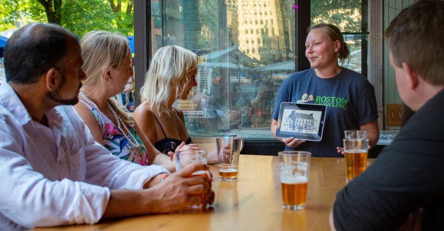 Boston: History Pub Crawl Tour Along the Freedom Trail - Meeting at Faneuil Hall and the Samuel Adams statue
