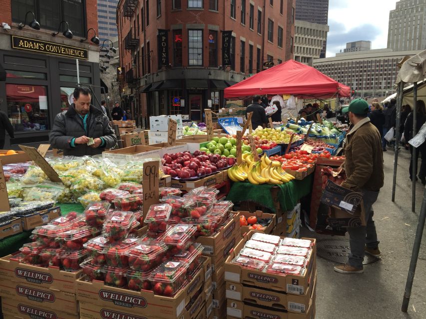 Boston: Seafood Tasting & Historical Walking Tour - Quincy Market and Faneuil Hall in the middle of the walk