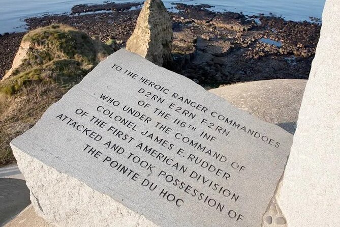 British & American D-Day Experience from Bayeux - Omaha Beach: seeing the approach from the sand