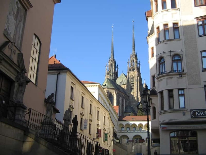Brno: Historic Downtown Walking Tour - New Town Hall, House of the Noblemen of Leipa, and Joseph Street
