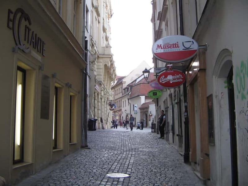Brno: Historic Downtown Walking Tour - The Vegetable Market and the city below ground