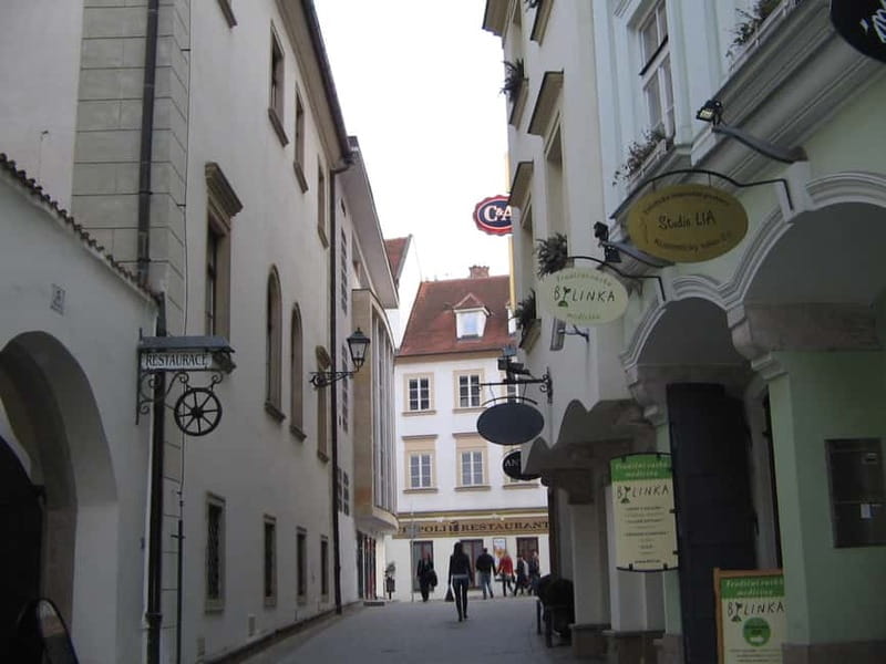 Brno: Historic Downtown Walking Tour - Parnassus Fountain and the Reduta Theatre