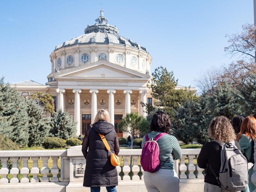 Bucharest: Small Group History, Art & Secrets Tour - Starting beneath the columns of the Romanian Athenaeum