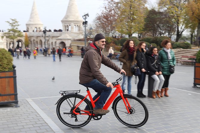 Budapest: Historic Downtown ride on E-Bicycles Buda & Pest - St. Stephen’s Basilica and Liberty Square