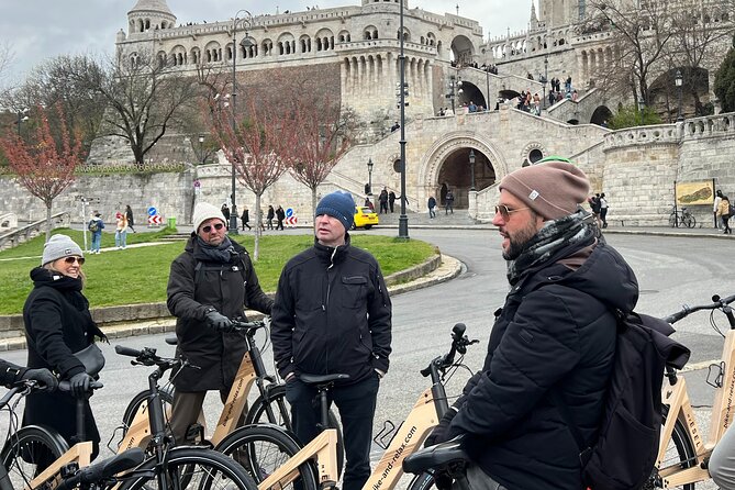Budapest: Historic Downtown ride on E-Bicycles Buda & Pest - Parliament and the Danube riverbank