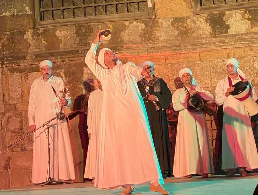 Cairo: Egyptian Heritage Tanoura Dancing Troupe Show - Wekalet El Ghouri: an old building with a useful location