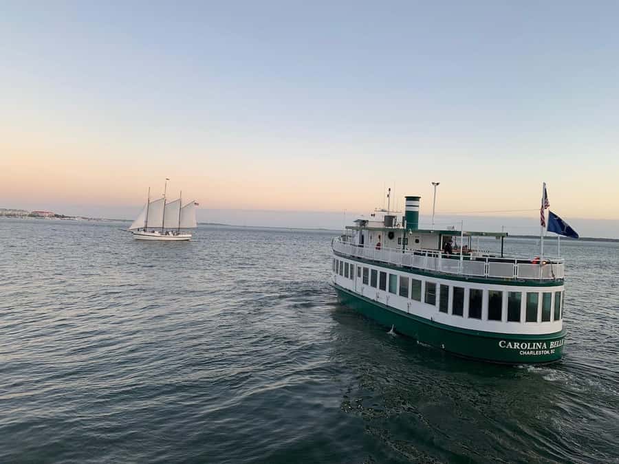 Charleston: Daytime or Sunset Historic Harbor Cruise - Food, drinks, and comfort onboard