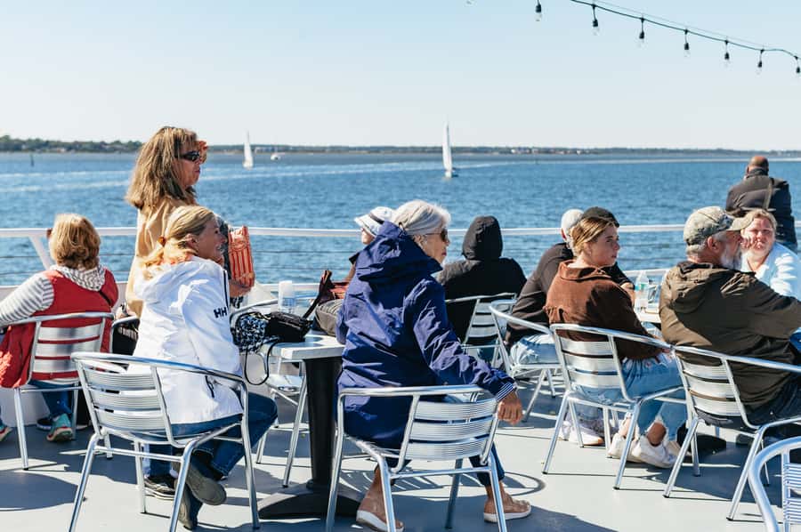 Charleston: Daytime or Sunset Historic Harbor Cruise - The harbor route gives you the big picture