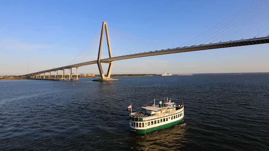 Charleston: Daytime or Sunset Historic Harbor Cruise - The Battery from the water
