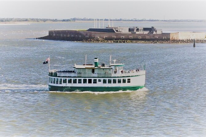 Charleston Harbor History Day-Time or Sunset Boat Cruise - Under the Arthur Ravenel Jr. Bridge