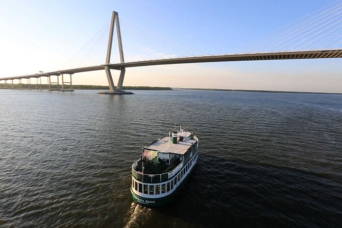 Charleston Harbor History Day-Time or Sunset Boat Cruise - Dolphins, Pelicans, and the Working Harbor
