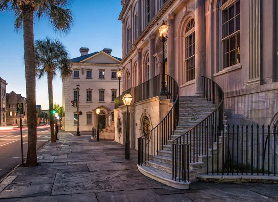 Charleston: History and Architecture Guided Walking Tour - Inside St Michael’s Church, Dock Street Theatre, and the Old Exchange