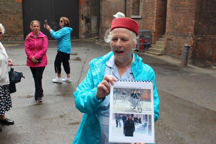 Chatham Historic Dockyard: Call the Midwife Tour - The Call the Midwife display and photo stop