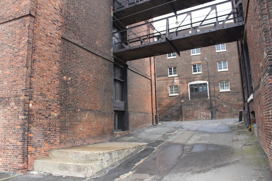 Chatham Historic Dockyard: Call the Midwife Tour - The guide makes the plain buildings work