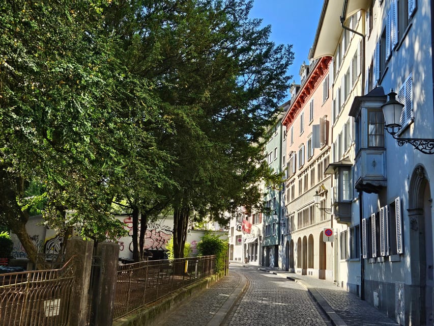 City tour historic old town Zurich - The Polybahn and the ETH Terrace view