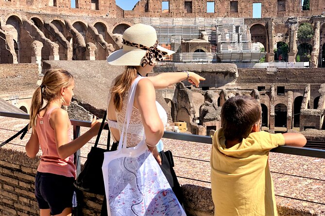 Colosseum & Ancient Rome Semi-Private Tour - Entering the Colosseum on the first and second tiers