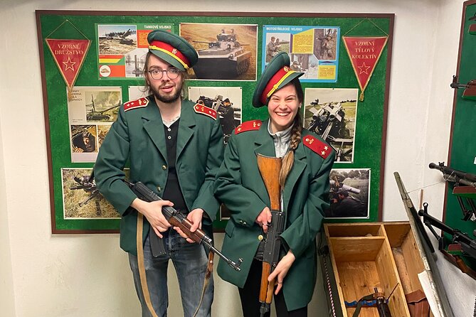 Communism & Nuclear Bunker Tour + 70s Canteen Lunch (own expense) - Entering the nuclear bunker beneath Wenceslas Square