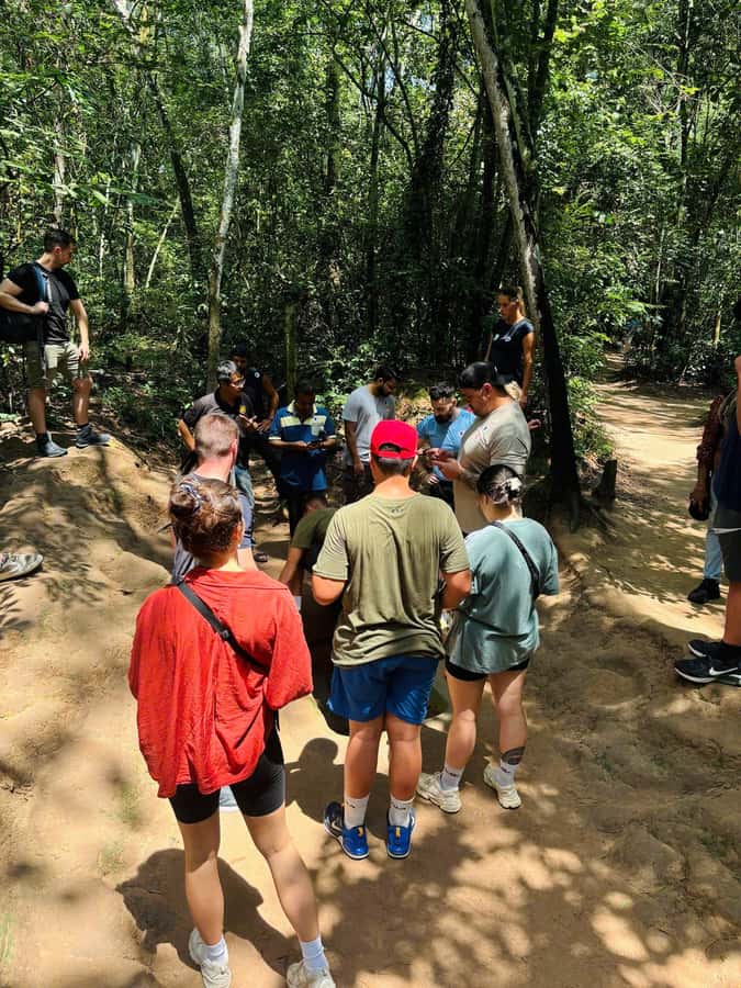 Cu Chi Tunnels Guided Tour: Vietnam War History Half-Day - Entering the Cu Chi site