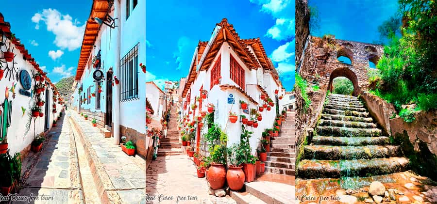 Cusco: Historic Walking Tour with Pisco Sour and Music Show - Climbing toward San Blas