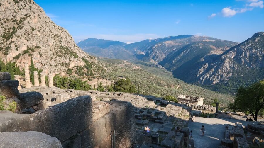 Delphi: Archaeological Site & Museum Ticket with Audio Tour - The Roman Agora sets the scene
