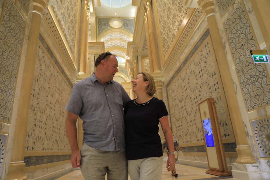 Dubai: Abu Dhabi Grand Mosque, Palace, and Heritage Village - The Corniche, Etihad Towers, and Emirates Palace