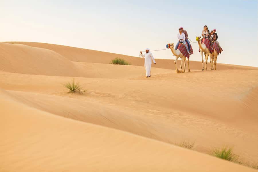Dubai: Heritage Camel Desert Safari with Traditional Dinner - Bread making, henna, and shisha