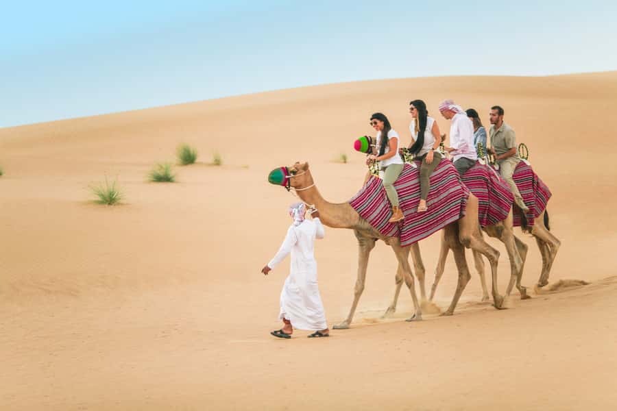 Dubai: Heritage Camel Desert Safari with Traditional Dinner - The 45-minute camel caravan